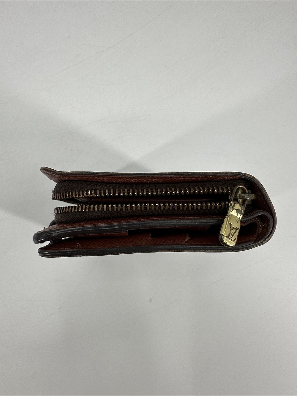 Authentic vintage Louis Vuitton Monogram Compact Wallet - Dark Brown - Picture 3 of 10